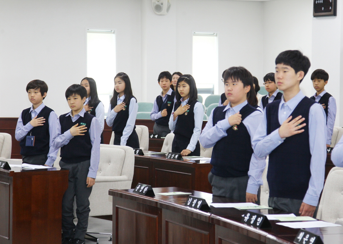 신천중학교 - 청소년 의회교실 - 1