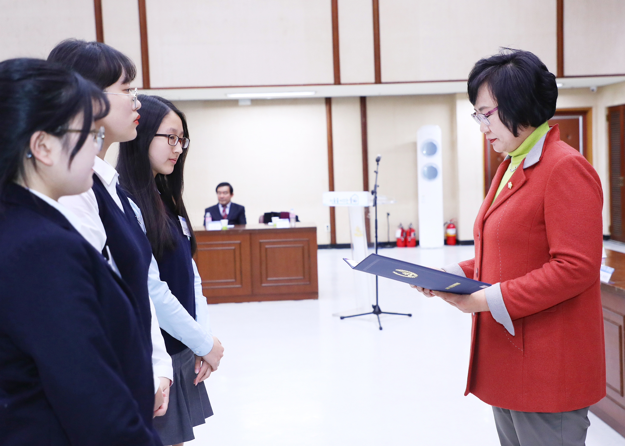 송파월드 장학재단 2018 장학증서 및 장학증 수여식 - 1