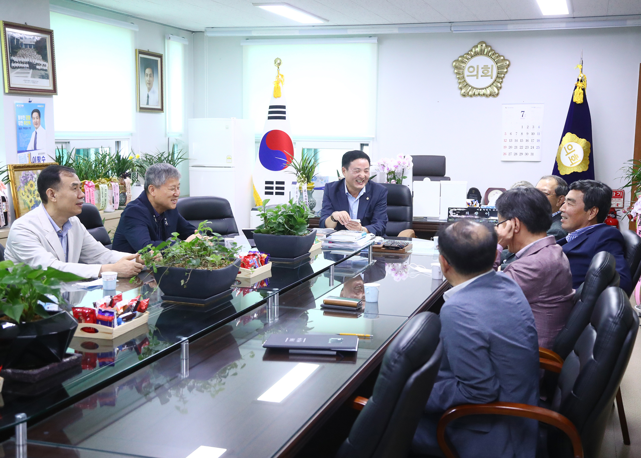 중대초등학교 총동문회 회장단 의회방문 - 3