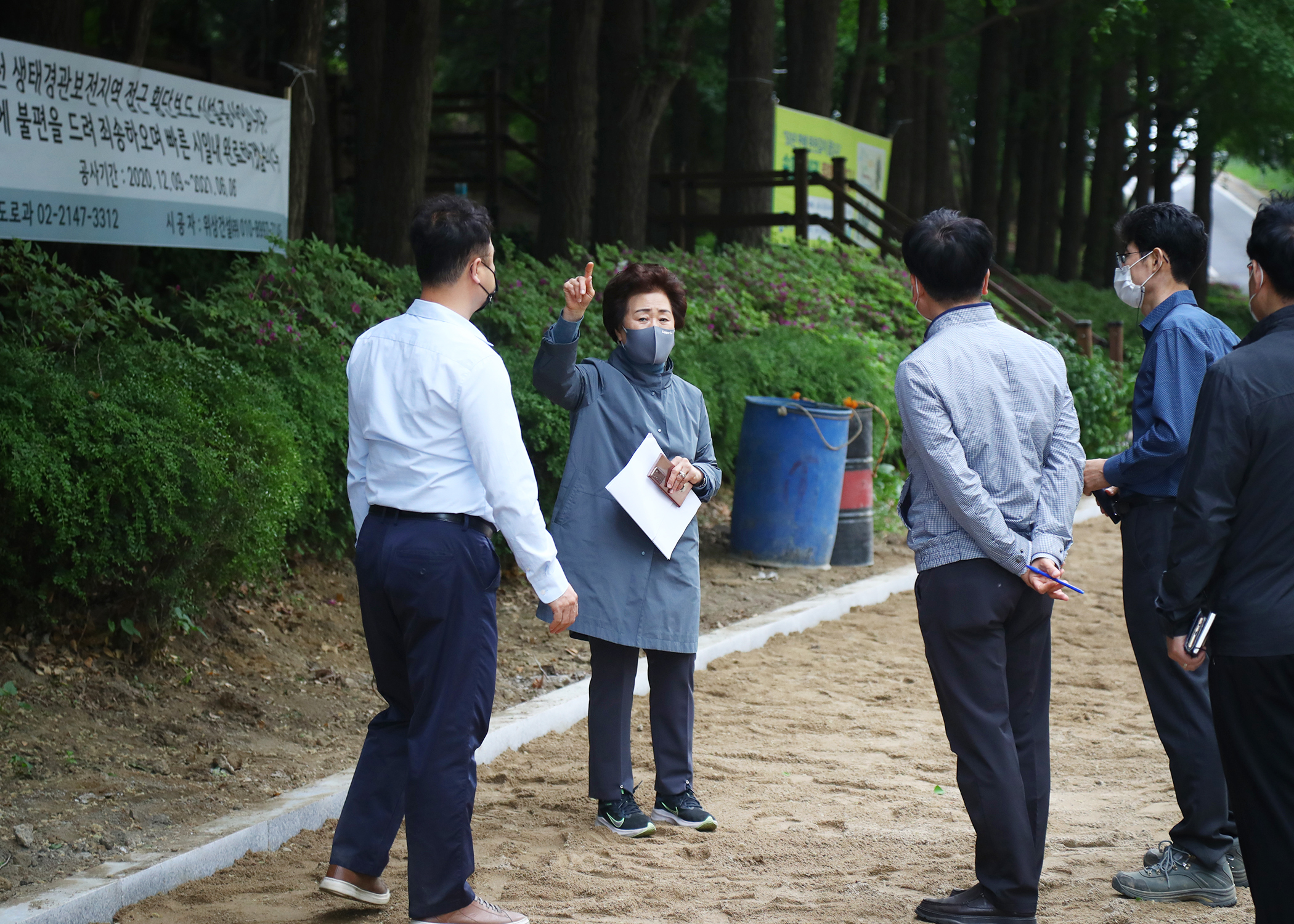 탄천변 동측도로 구조개선 사업 현장방문 - 10