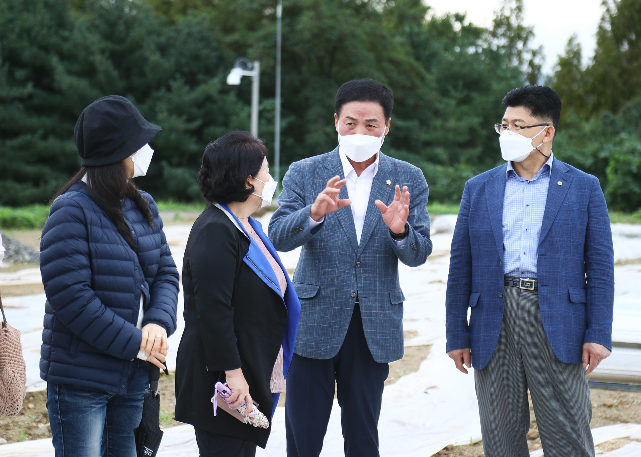 오금공원 배수지 공원화사업 현장방문 - 1