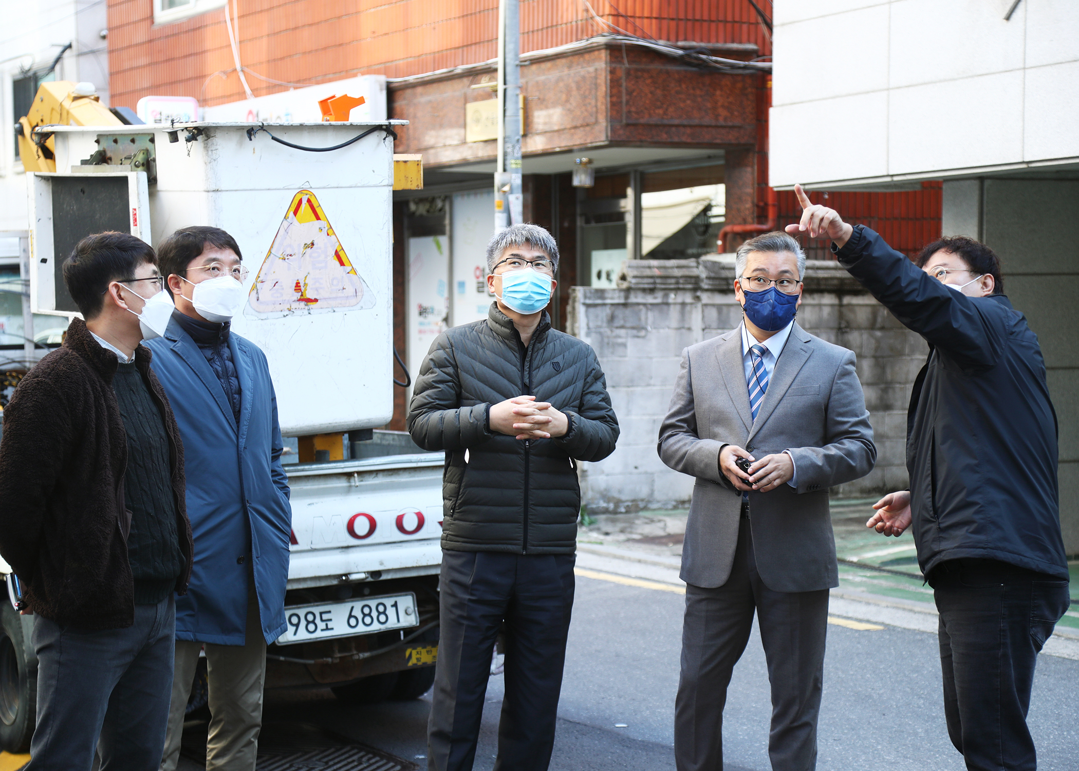 삼전동 공중선 합동 정비 현장 점검 - 2