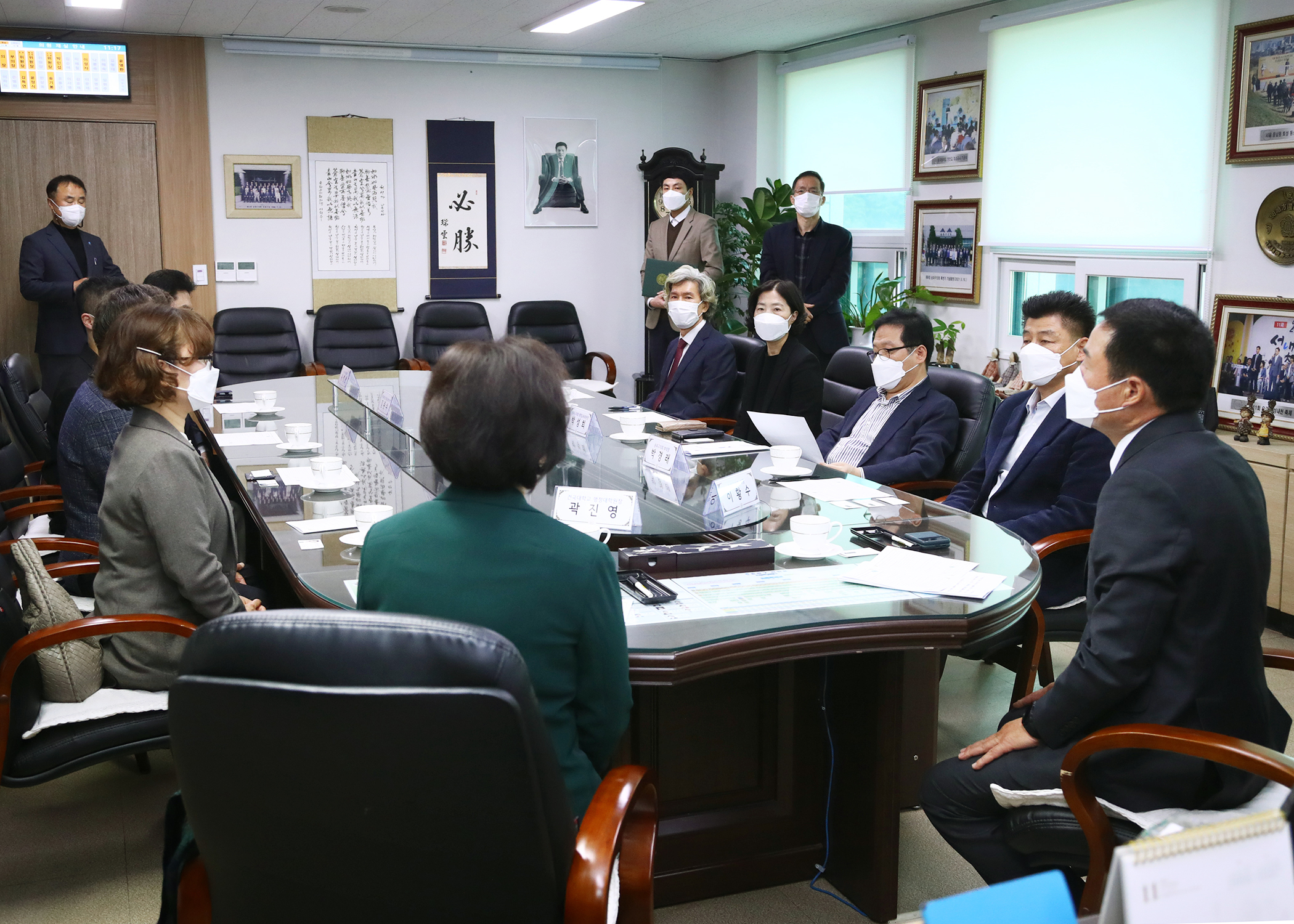 건국대학교 행정대학원 상호 협력 위한 업무 협약식 - 4