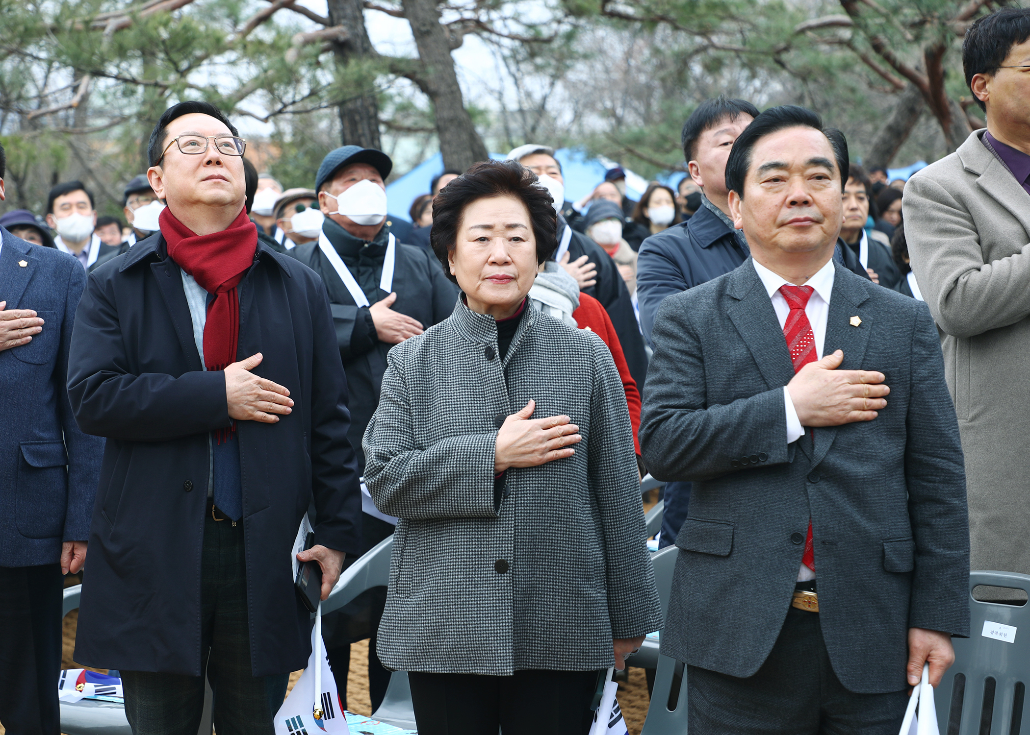 3.1절 기념식 및 대형 태극기 게양대 준공식 - 2