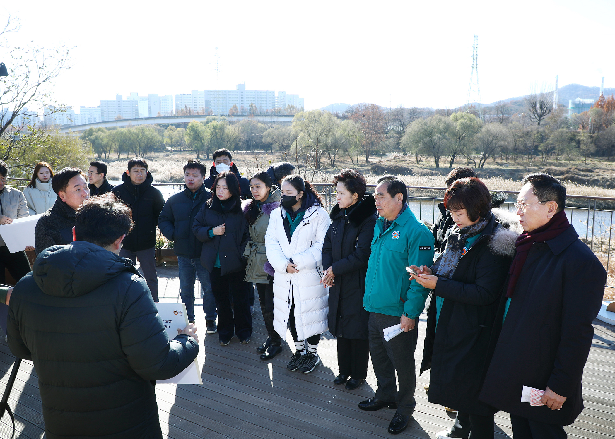 송파둘레길(탄천) 산책로 조성공사 현장방문 - 3