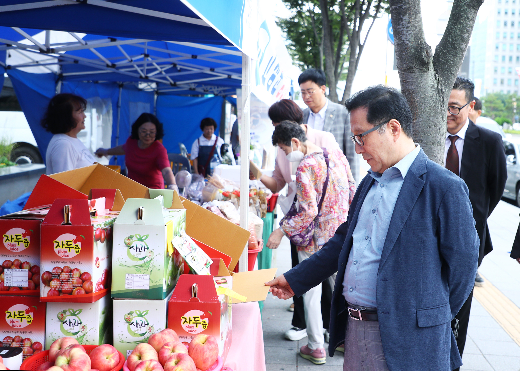 추석맞이 직거래장터 방문 - 1