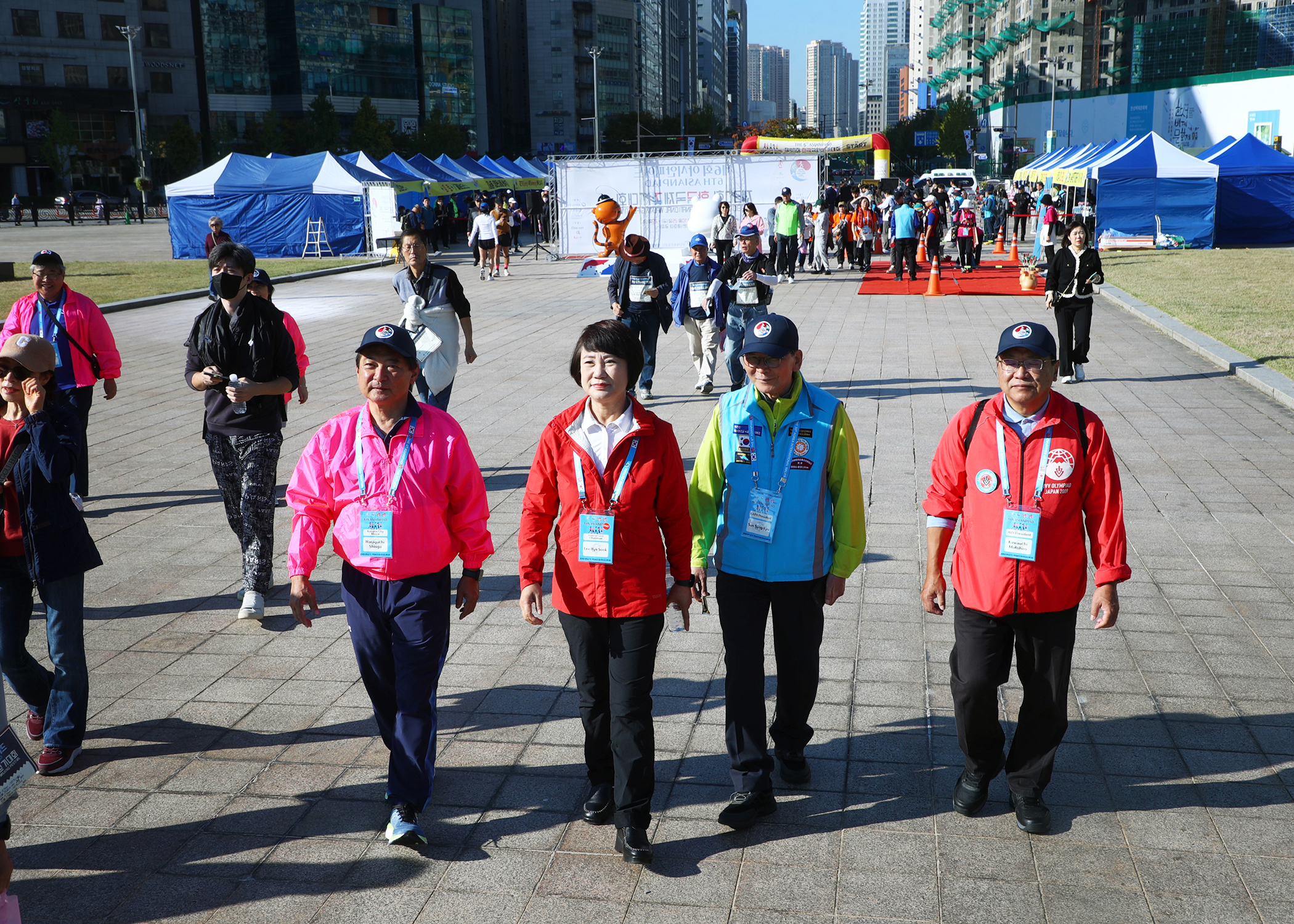제30회 한국국제걷기 대회 및 제6회 아시안피아드 개막식 개최 - 14