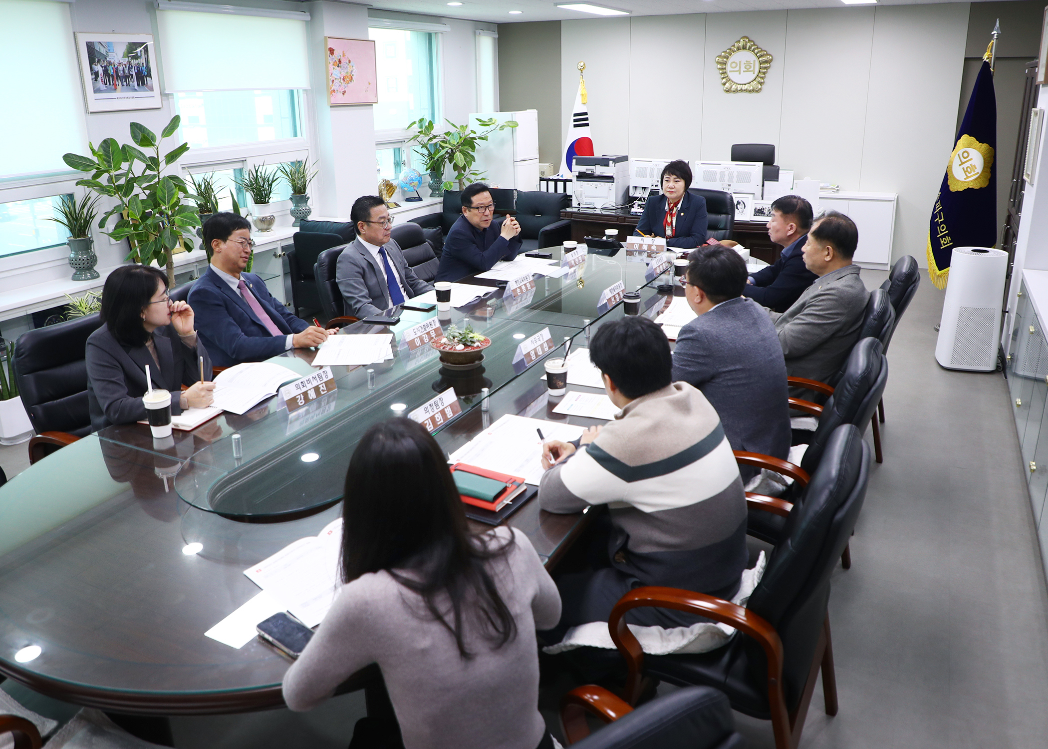 송파구의회 의장단 회의 - 4