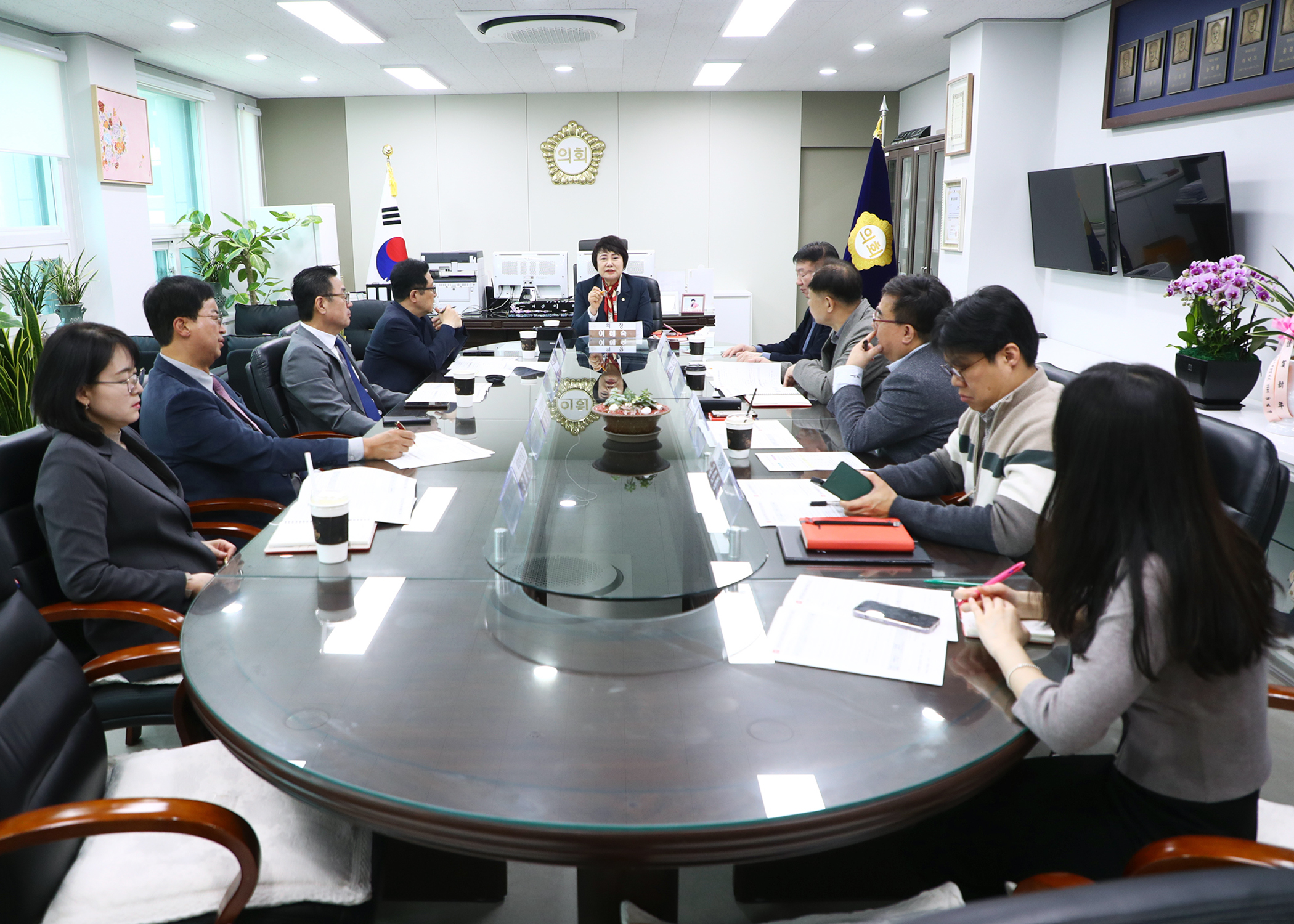 송파구의회 의장단 회의 - 8