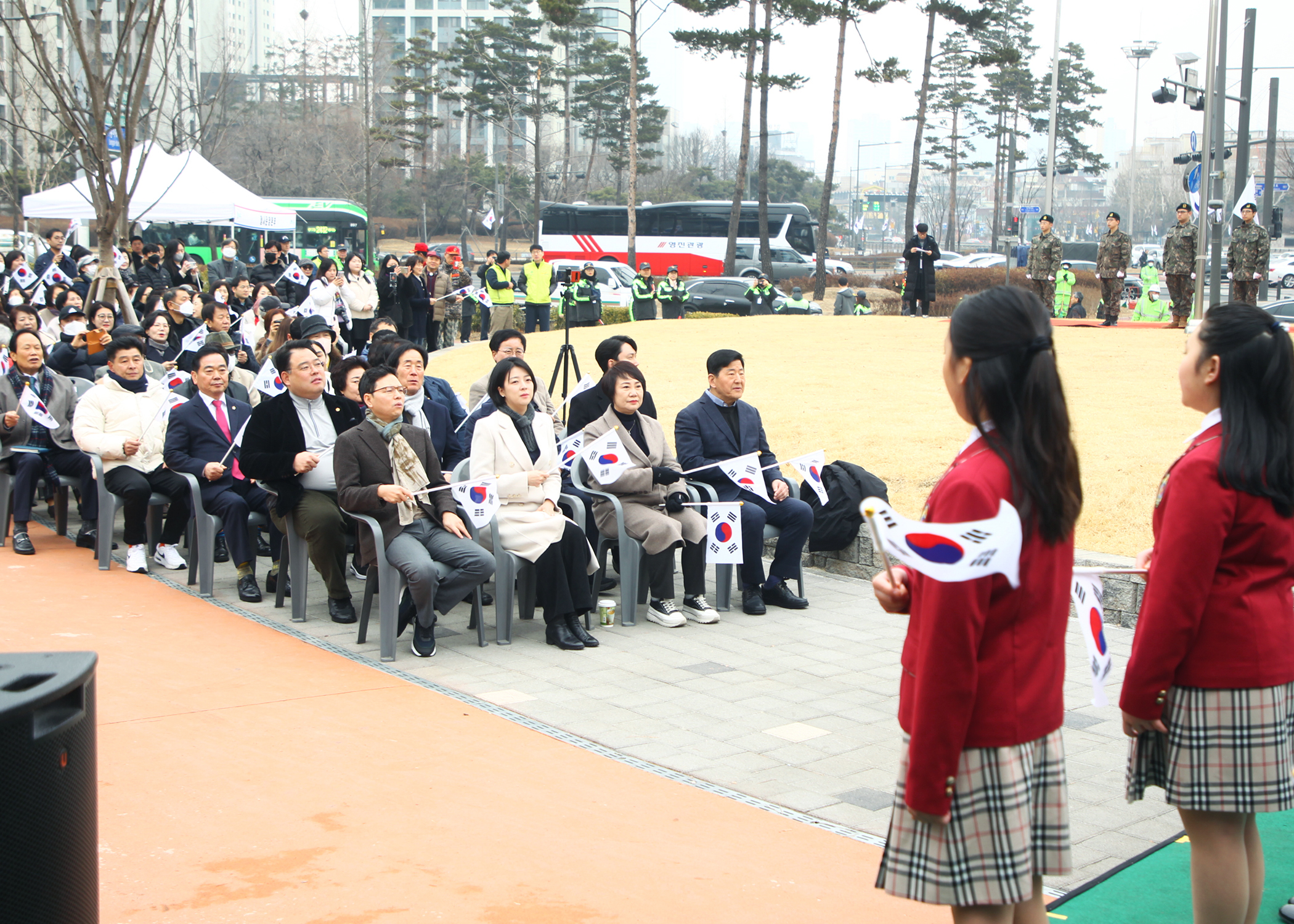 제106주년 3.1절 초대형 태극기  게양식 - 5
