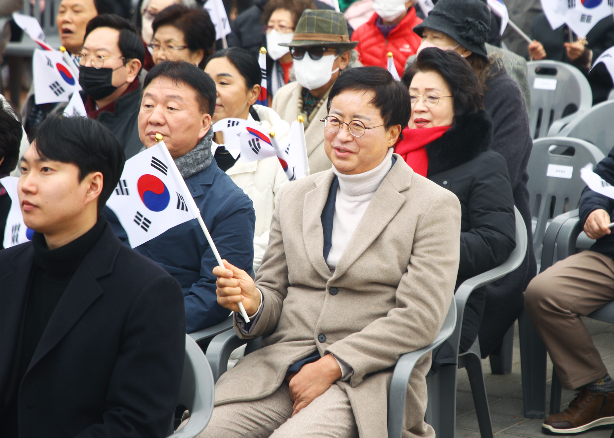 제106주년 3.1절 초대형 태극기  게양식 - 7