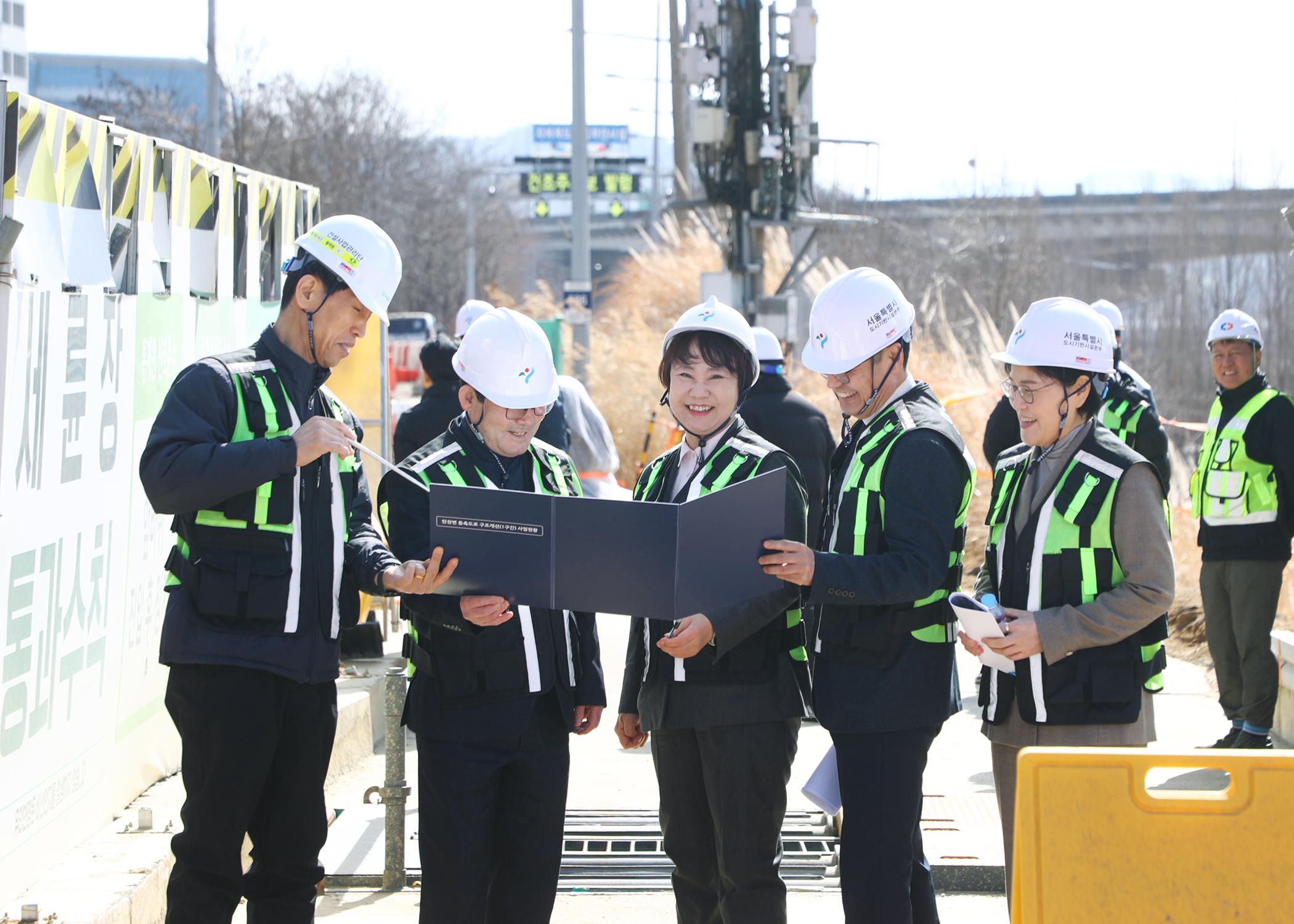 탄천변 동측도로 공사 현장방문 - 8