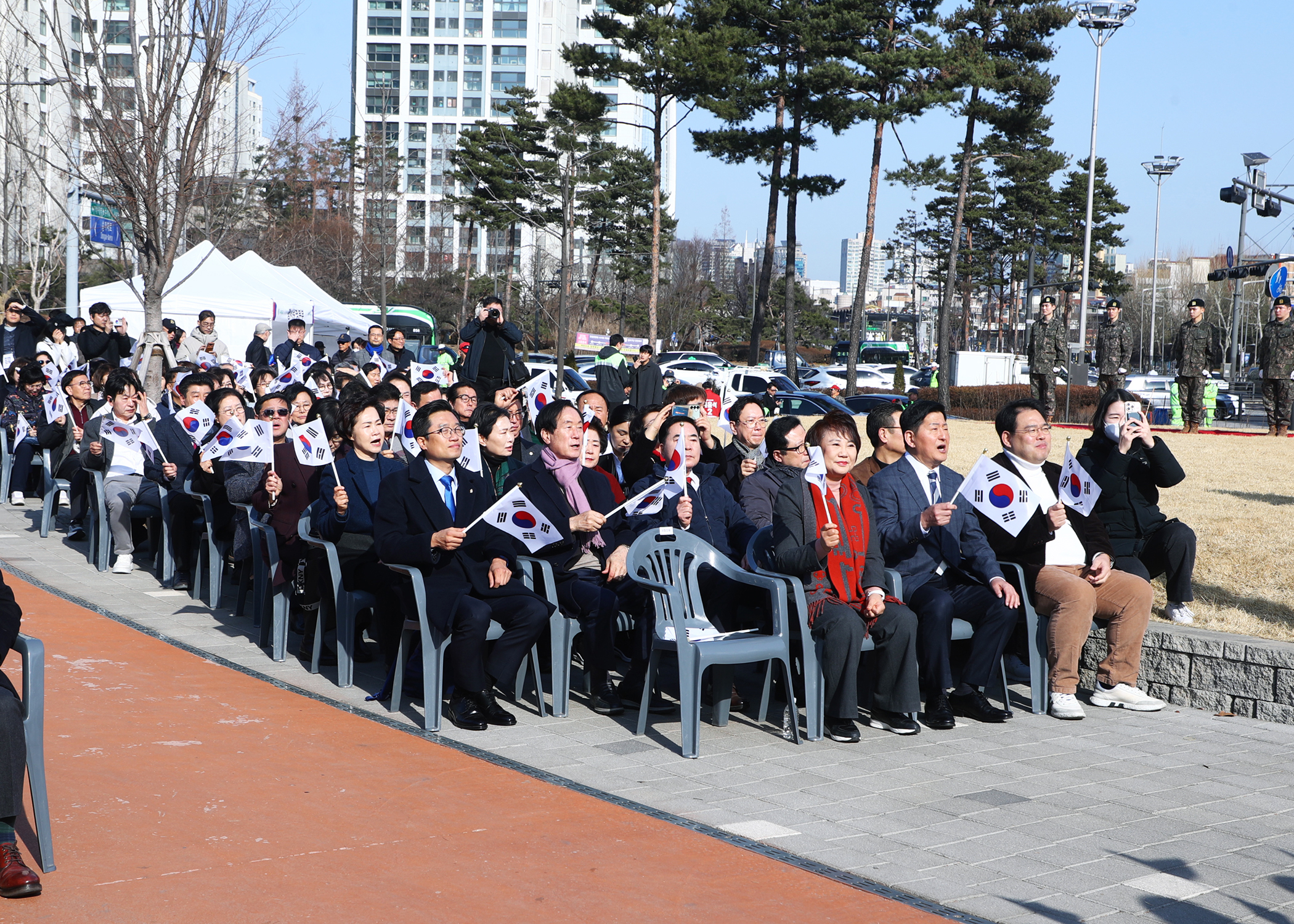 제107주년 3.1절 초대형 태극기 게양식 - 9