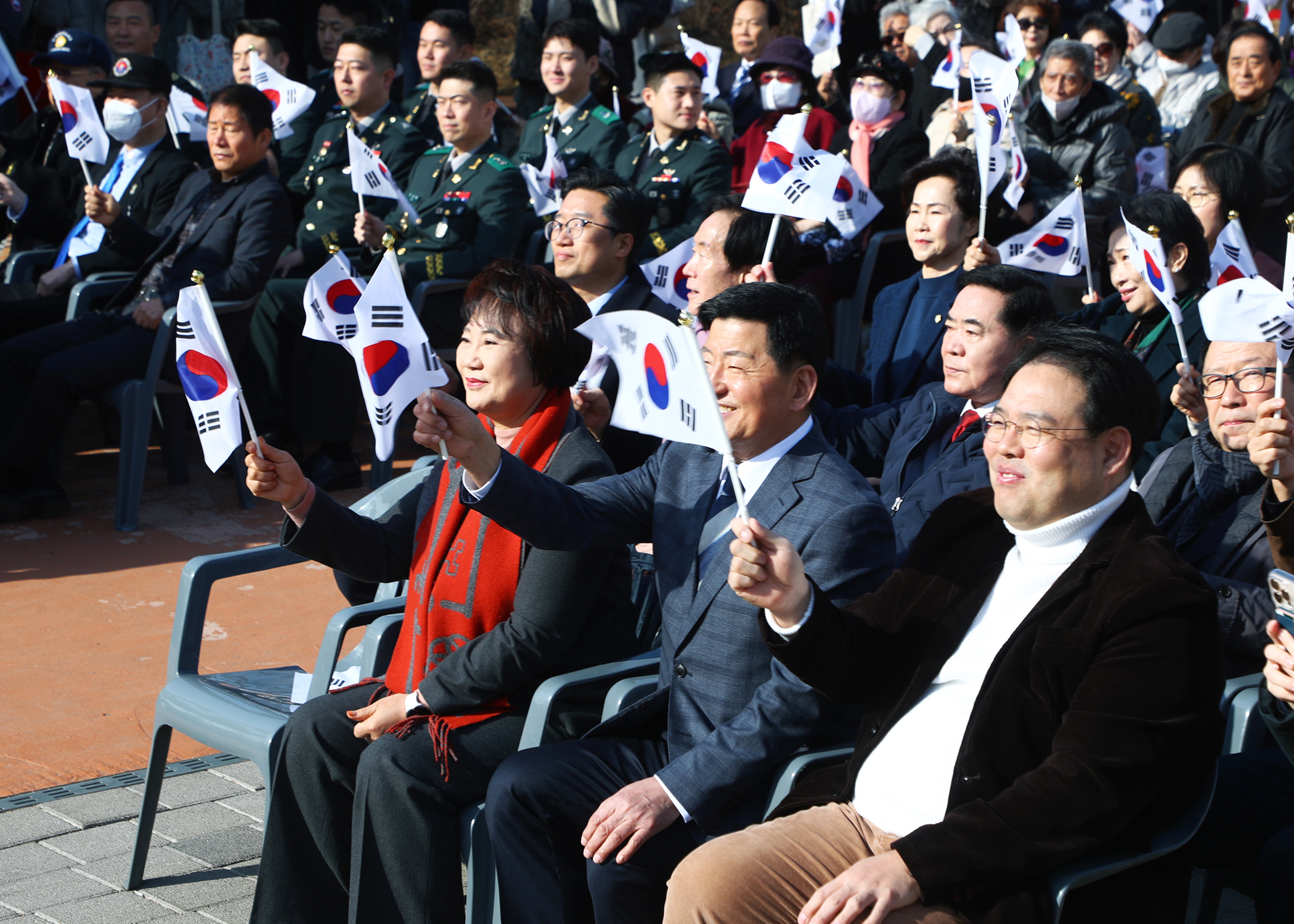 제107주년 3.1절 초대형 태극기 게양식 - 10