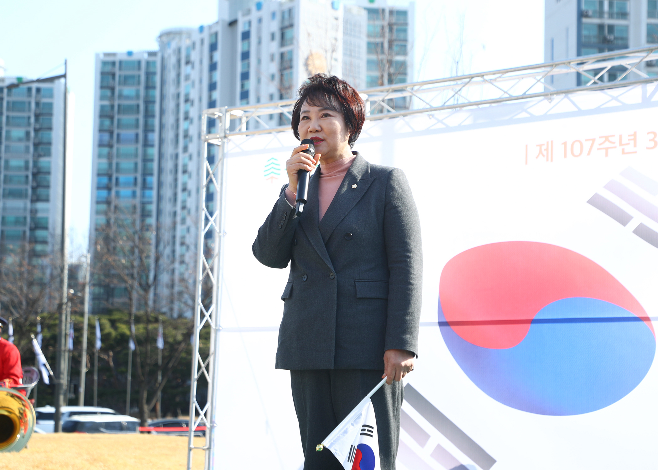 제107주년 3.1절 초대형 태극기 게양식 - 31