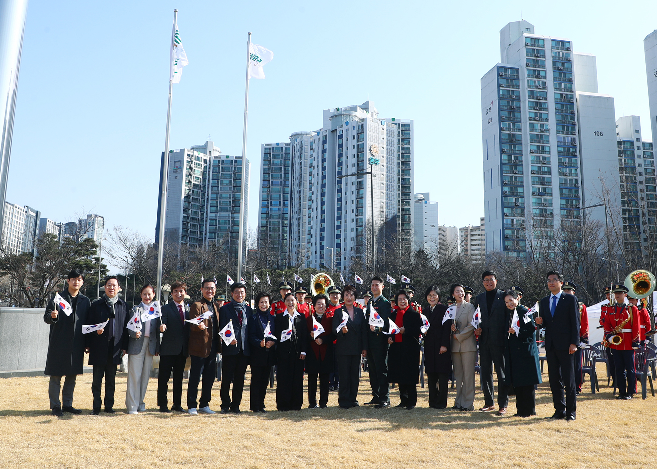 제107주년 3.1절 초대형 태극기 게양식 - 2