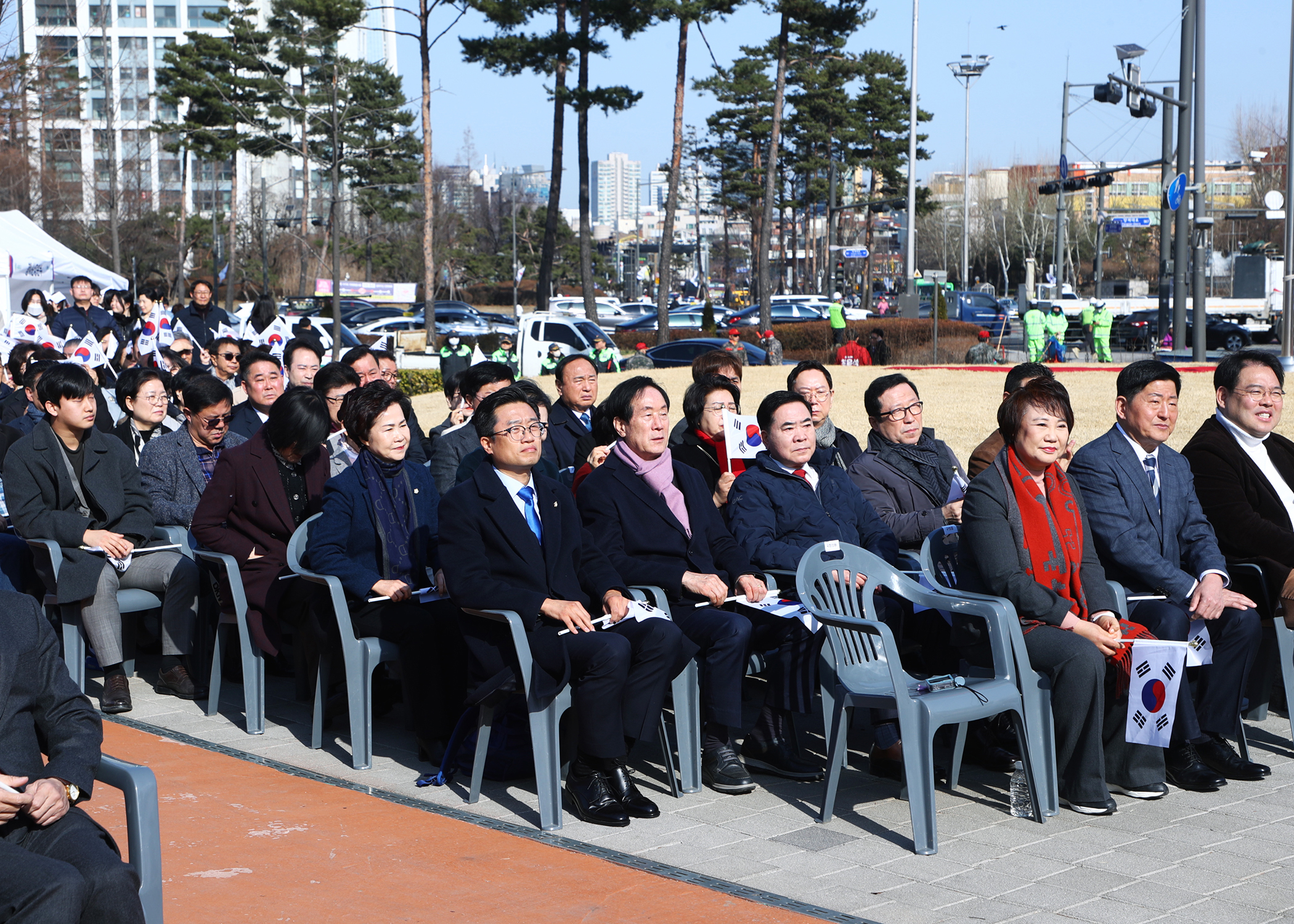 제107주년 3.1절 초대형 태극기 게양식 - 2