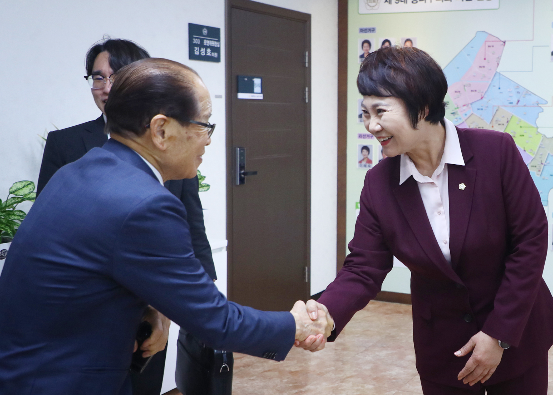 요코하마시회 대표단 방문 - 4