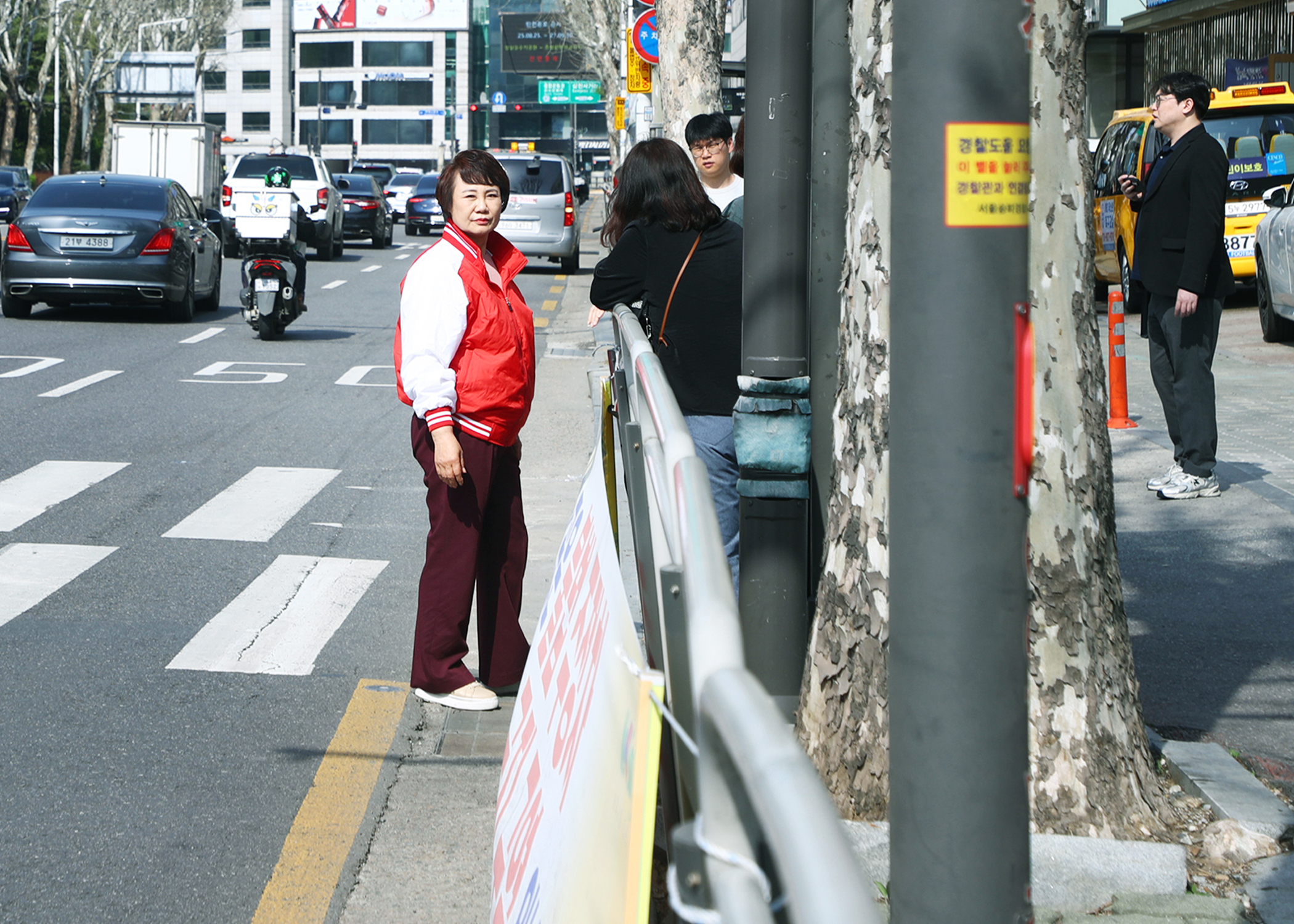 아주중학교 인근 불법주차지역 민원 현장방문 - 3