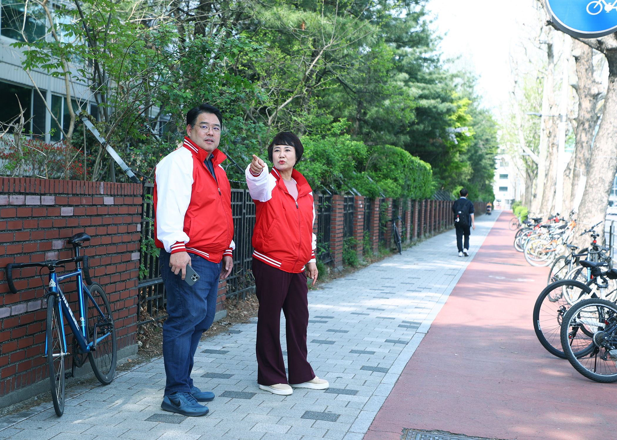 아주중학교 인근 불법주차지역 민원 현장방문 - 8