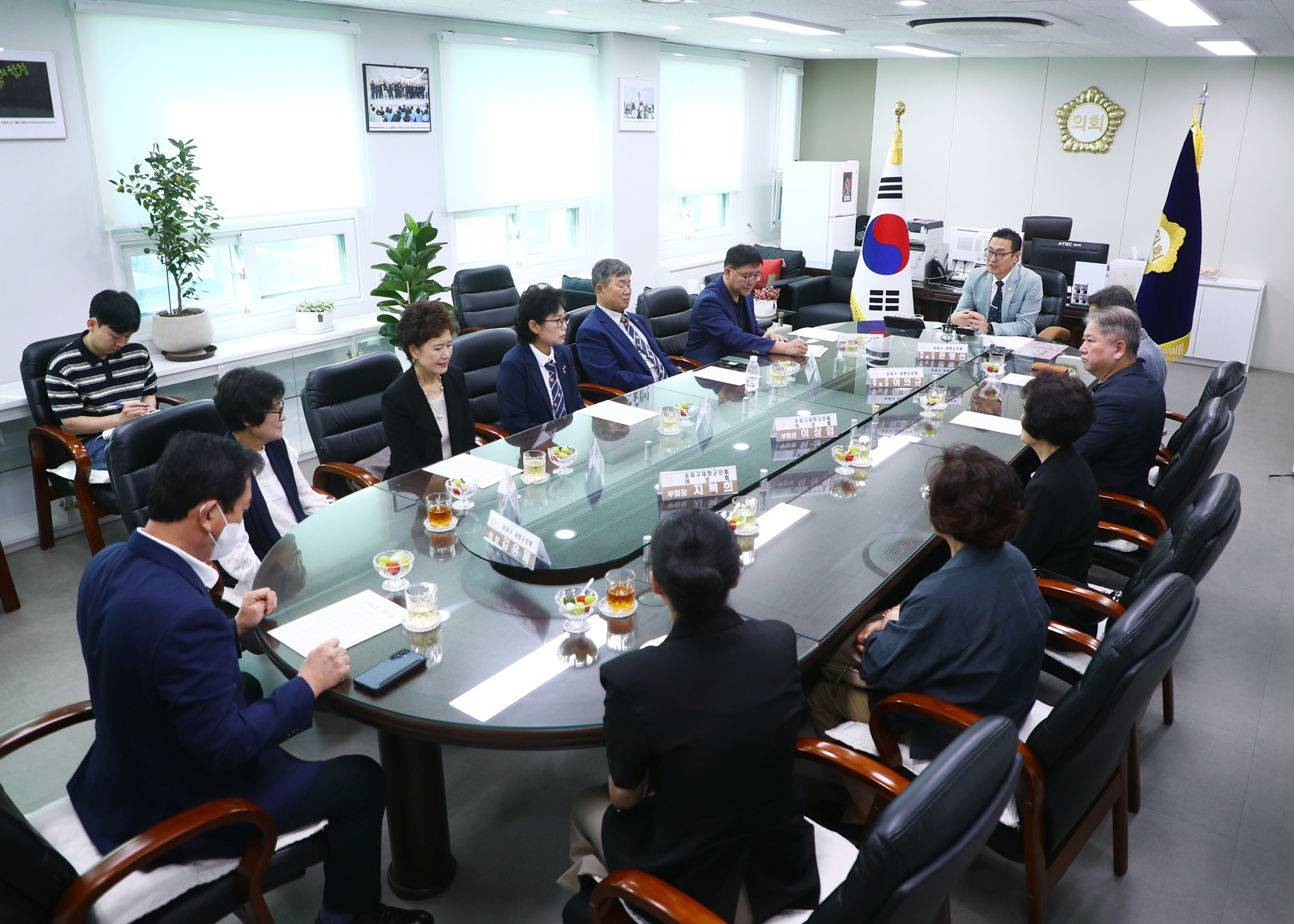 재향군인회 회장 및 임직원 면담 - 4