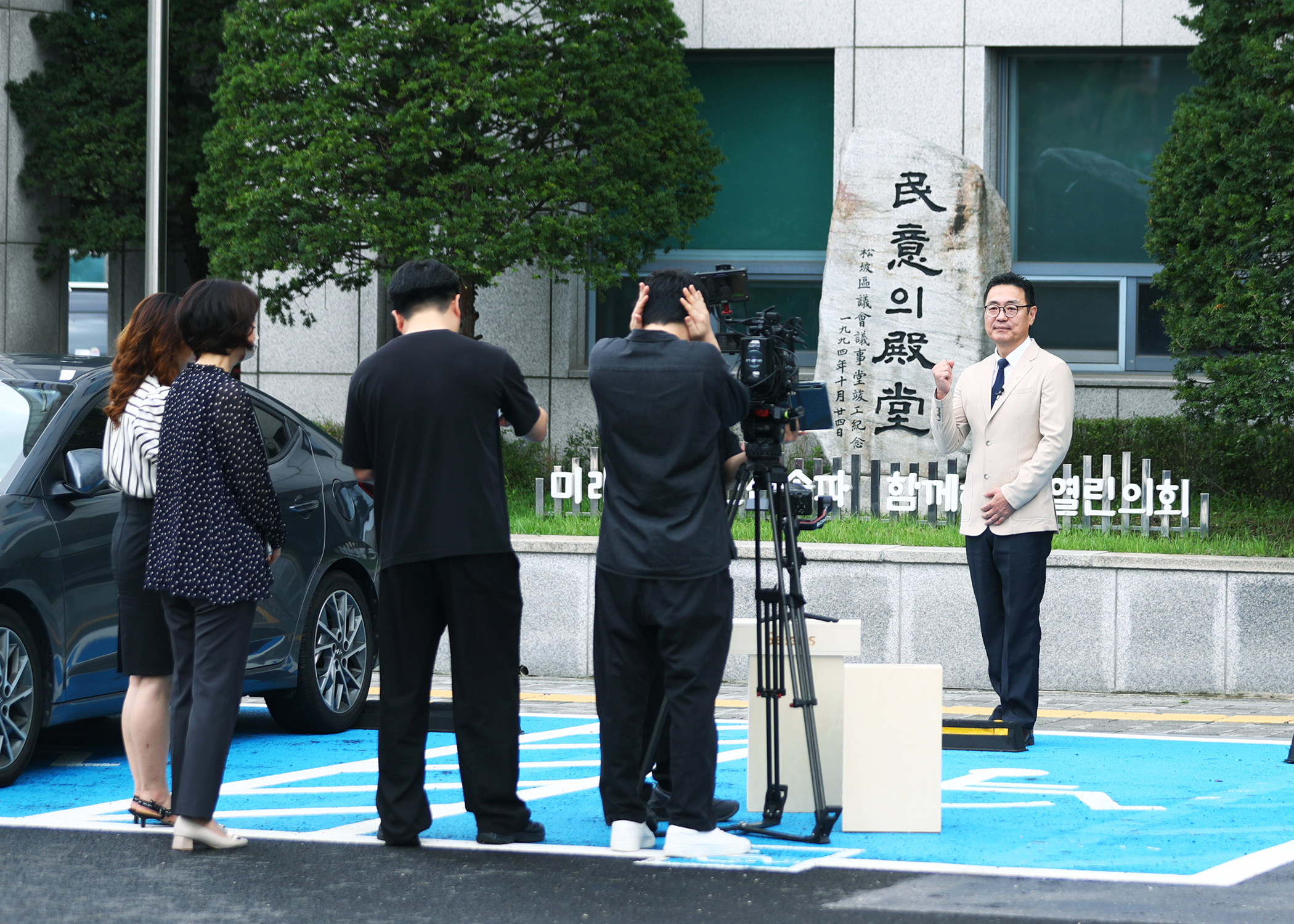 송파구의회 홍보영상 촬영 현장 - 5