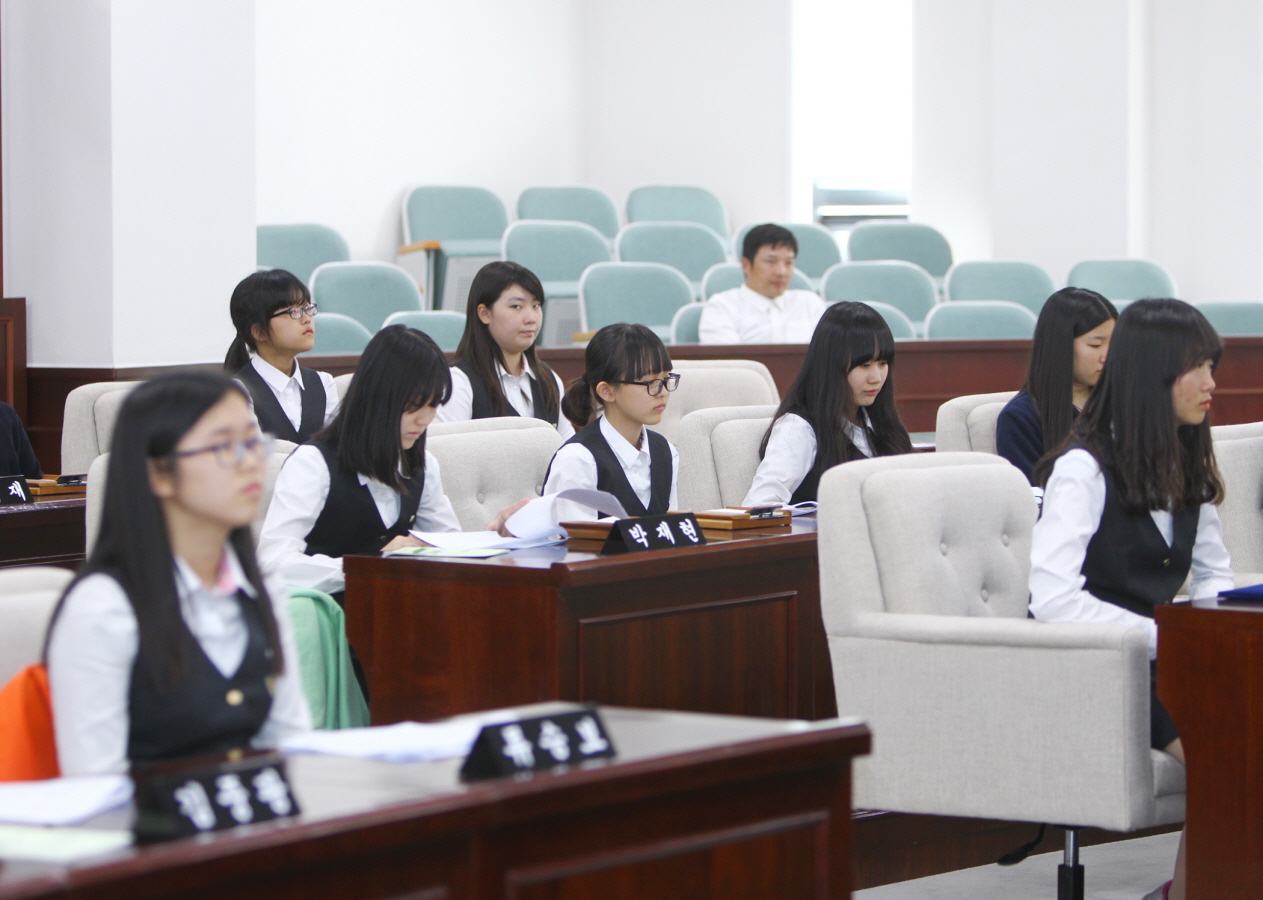 일신 여자 중학교 - 청소년 의회교실 - 1