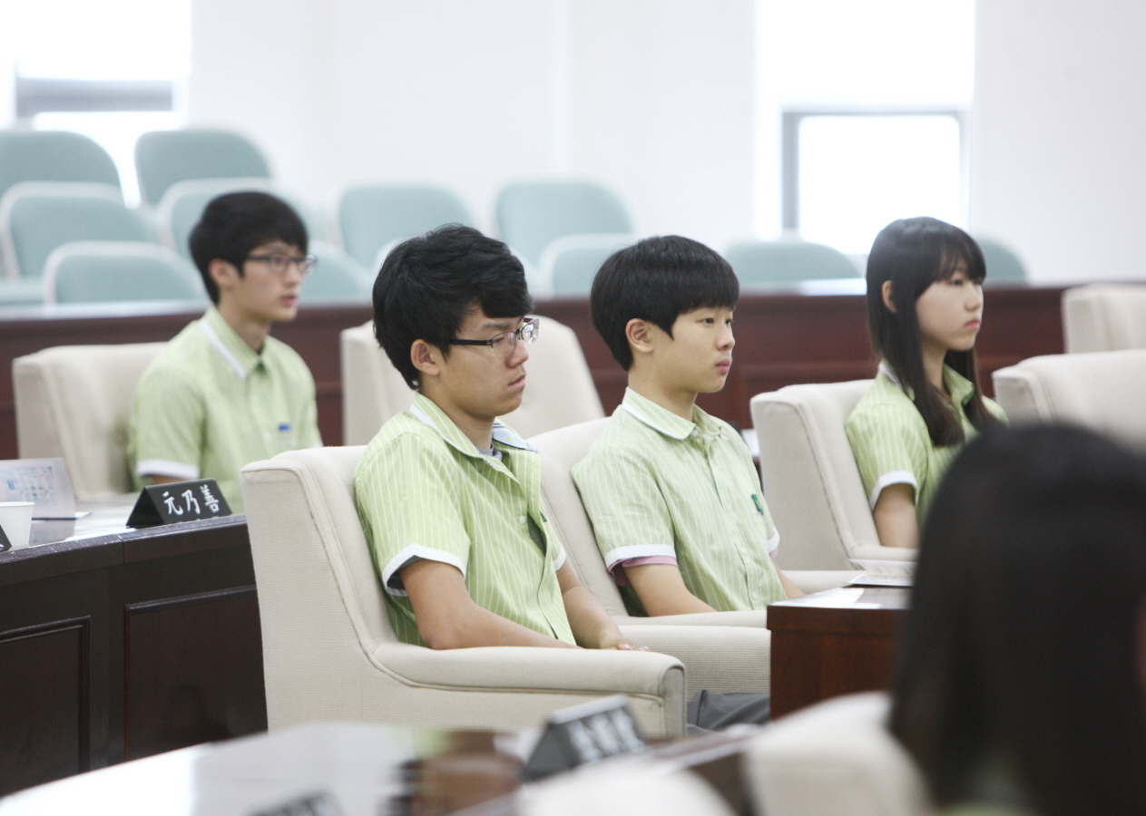 잠신 중학교 - 청소년의회교실 - 1