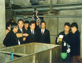 2002.10.29 가락동 농수산물도매시장 폐수1차 정화처리시설 현장방문 - 1