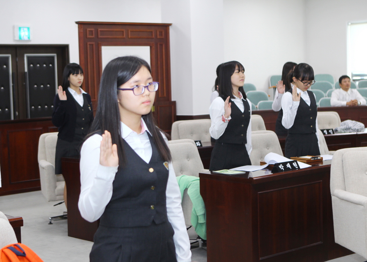 일신 여자 중학교 - 청소년 의회교실 - 1