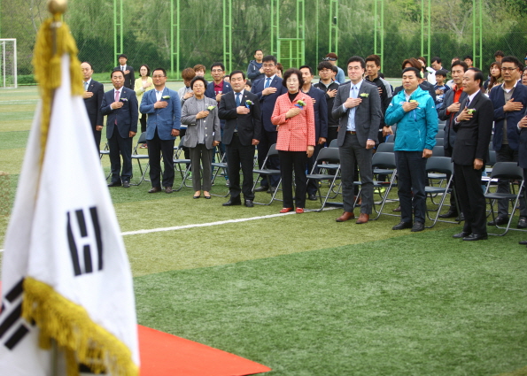 송파 여성축구장 조명타워,야외 화장실 준공식 - 2