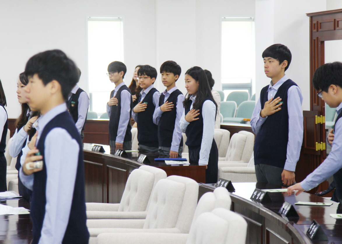 신천중학교 - 청소년 의회교실 - 1