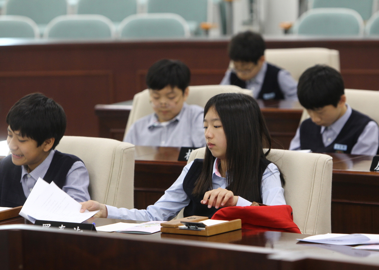 신천중학교 - 청소년 의회교실 - 1