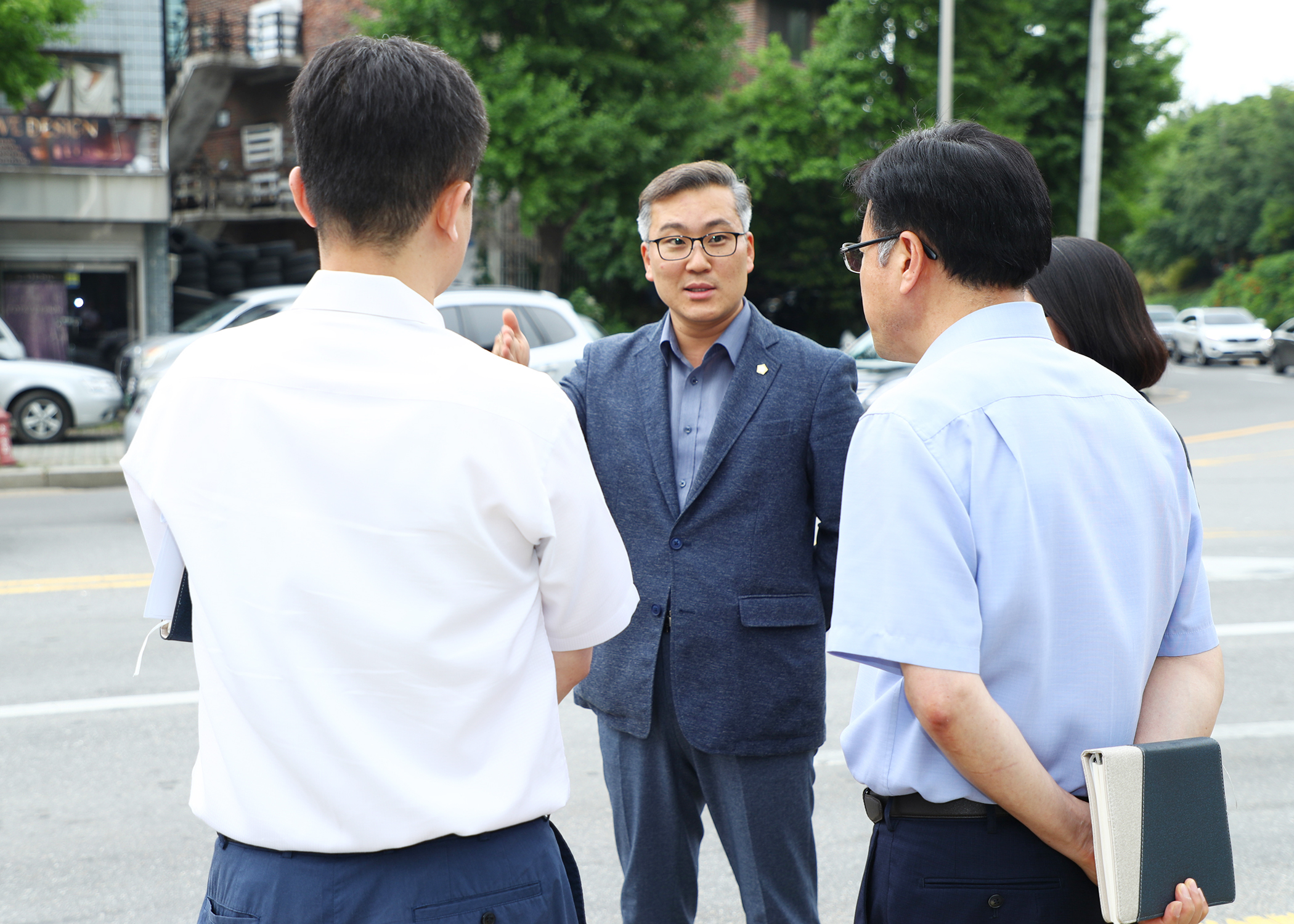 배명고 교차로 민원 현장 방문