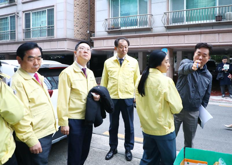 삼전동 침수방지시설 설치 현장방문