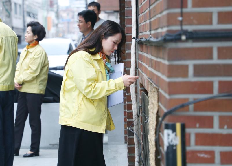 삼전동 침수방지시설 설치 현장방문