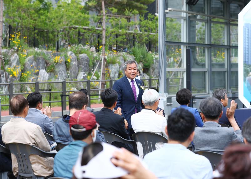 장지동길 신설 지하차도 개통식