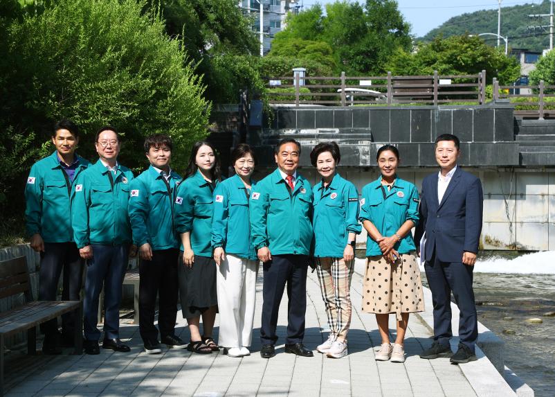 성내천 유지용수 공급 현장방문