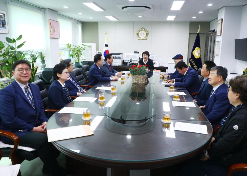 송파구 재향군인회 의회방문