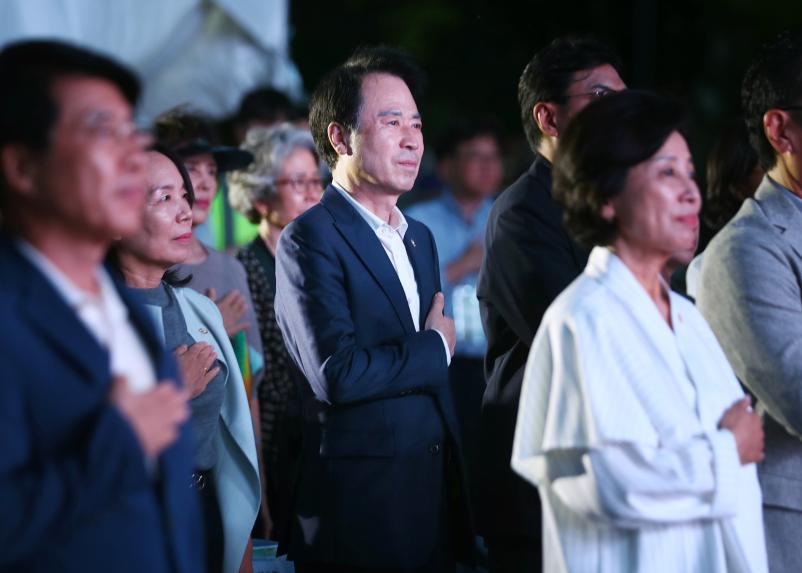 위례호수공원 음악분수 개장식
