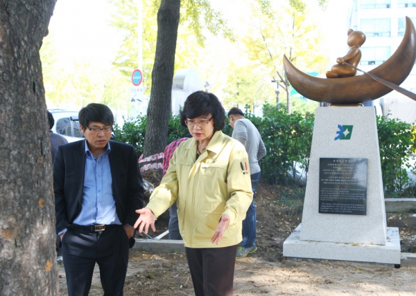 삼전동민헌장비 공사현장