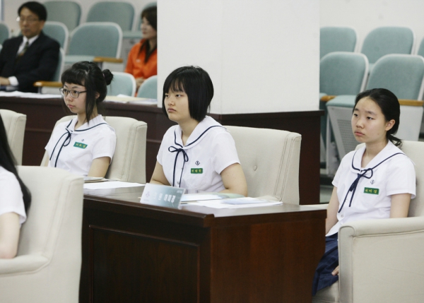 청소년의회교실체험활동-서울정신여자 중학교