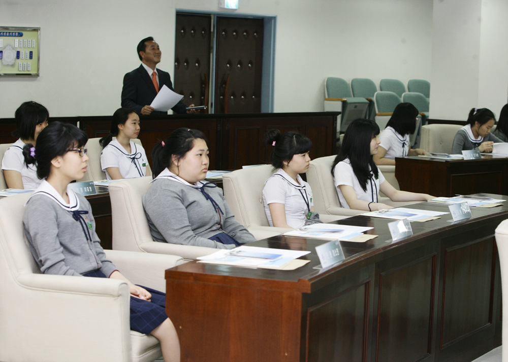 청소년의회교실체험활동-서울정신여자 중학교