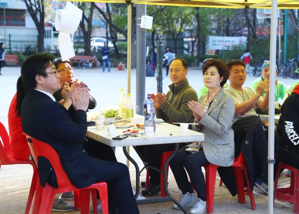 삼전족구 창립 기념행사