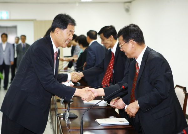 중국통화시 대표단 송파구의회 방문