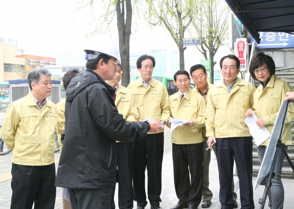 도시건설위원회 현장방문 - 풍납빗물 펌프장 