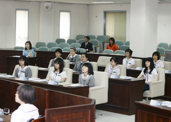 청소년의회교실체험활동-서울정신여자 중학교