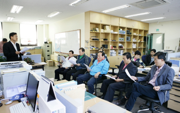 도시건설위원회 고흥군 송파나눔발전소 현장방문