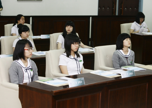 청소년의회교실체험활동-서울정신여자 중학교