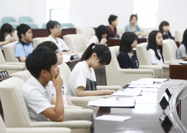 방산 중학교 - 청소년의회교실